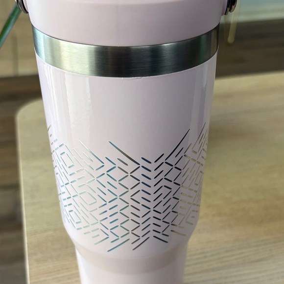 Stanley Light Pink Thermos with Handle - Picture 4 of 8